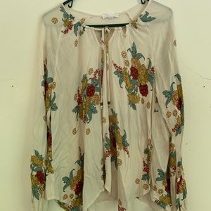 Buckle Floral Flowy Shirt NWOT